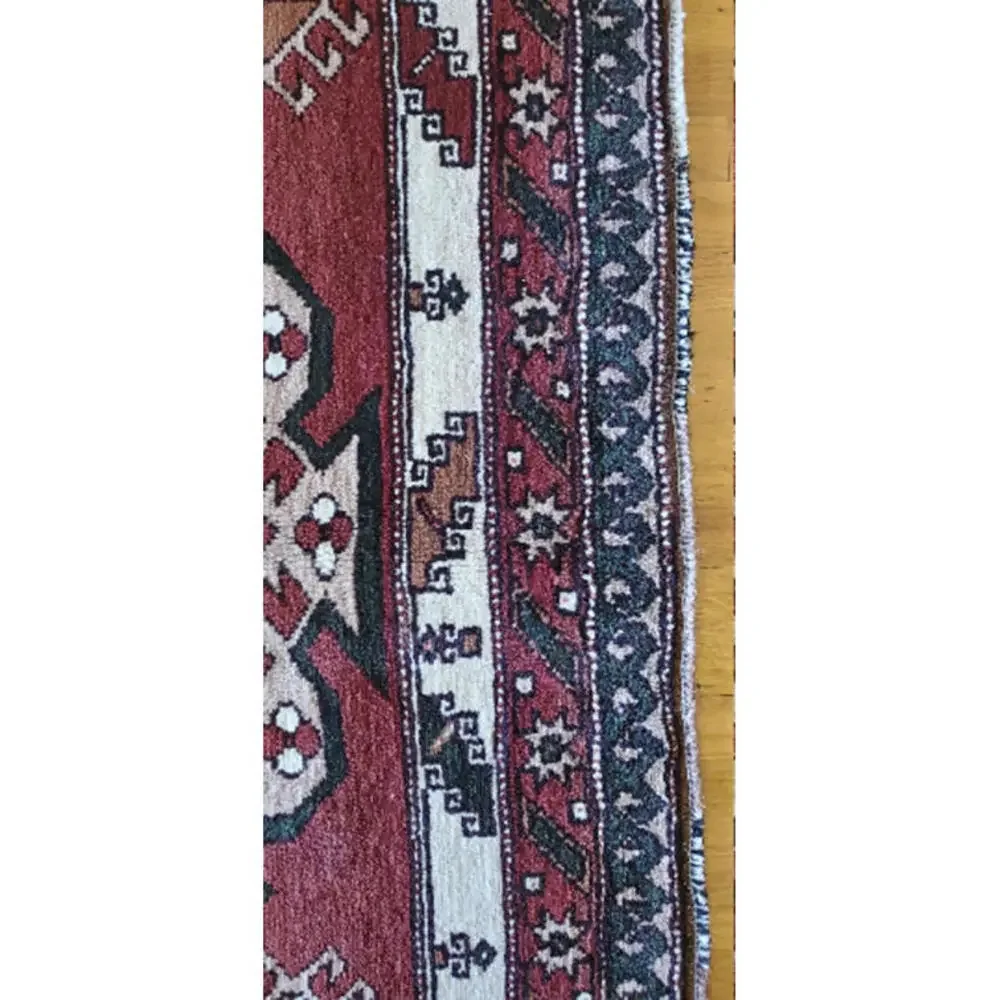 Handmade Antique Turkish Rug Carpet- Soft Wool Turkish Kars Rug, 6x10 Area Rug